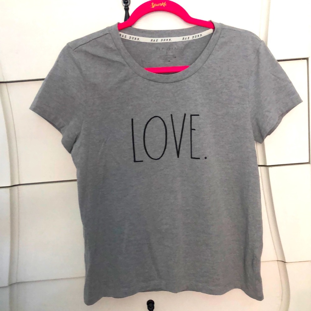 Rae Dunn Love Valentines short sleeve t shirt